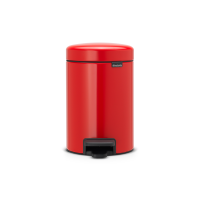 Brabantia Treteimer Newicon 3 L passion red Papierkörbe & Mülleimer