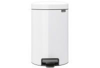 Brabantia Treteimer Newicon 12,0 L weiss Papierkörbe & Mülleimer