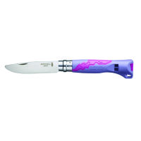 Opinel Outdoor Junior No. 07 Taschenmesser mit Pfeife lila Freizeitmesser