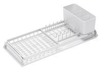 Brabantia 117282 - Drainer - Rack - Tabletop - Dishware - Grey - 5 place settings