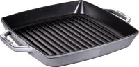 Staub Grillpfanne induktion quadratisch 28cm Graphit-grau Töpfe & Pfannen