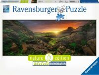 Ravensburger Sonne über Island, Panorama 1000 Teile Puzzles