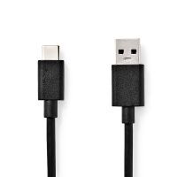 Nedis USB-Kabel| USB 3.2 Gen 1| USB-A Stecker| USB-C| 5 Gbps| Vernickelt| 1. - Cable - Digital