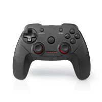 Nedis Gamepad / Wireless / Batteriebetrieben / PC / Anzahl Knöpfe: 11 / Kabellänge: 1.00 m / Schwarz