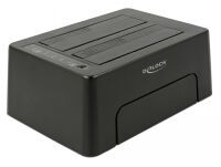 DELOCK Dockingstation USB Type-C 3.1 2x SATA HDD/SSD Klon Fu (63957)