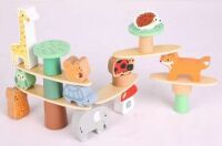 VEDES Großhandel GmbH - Ware SpielMaus Holz Balance Spiel ''Wald'', 24 Teile