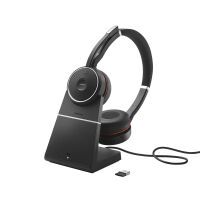 Jabra Evolve 75 SE MS Wireless On-Ear Headset m. Ladestation PC-Headsets