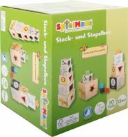 Spielmaus Holz SMH Stapel-und Steckbox, 10 Teile (40828842)