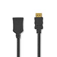 Nedis High Speed ​​HDMI ™ Kabel mit Ethernet / HDMI™ Stecker / HDMI™ Ausgang / 4K@30Hz / 10.2 Gbps / 3.00 m / Rund / PVC / Schwarz / Label