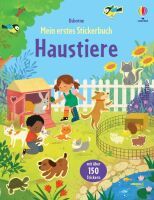 Usborne Verlag Mein erstes Stickerbuch: Haustiere