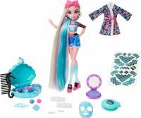 Mattel Monster High Puppe, Lagoona Blue Wellnesstag-Set mit Zubehör zum Tragen und Teilen