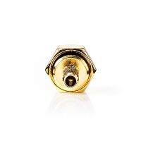 Nedis SMA-Anschluss / Gerade / Stecker / Vergoldet / 50 Ohm / Kräuseln / Kabeleingangsdurchmesser: 2.55 mm / Metall / Gold / 2 Stück / Box