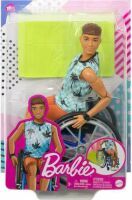 Mattel HJT59 Barbie Ken Fashionistas + Wheelchair