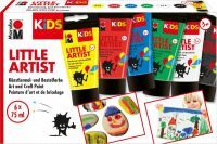 MARABU Künstler Mal- und Bastelfarbe "KiDS" Little Artist 6er Set