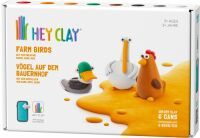 TOMY HEY CLAY Vögel 6 Dosen Set