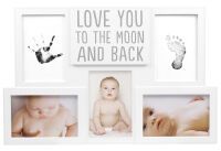 PEARHEAD Babyprints Collage Rahmen "Love You to the Moon and Back"