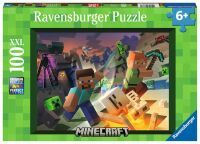 Ravensburger 13333 Puzzle Monster Minecraft 100 Teile XXL