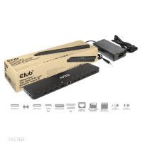 Club 3D Club3D 4K ChargingDock USB-C ->6xUSB3/DP/2xHDMI/LAN     120W retail (CSV-1566)