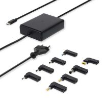 Nedis Notebook Adapter / GaN / 100 W / 5 / 9 / 12 / 15 / 20 V DC / 3.0 / 5.0 A / Benutzt für: Notebook / Smartphone / Tablet / Euro / Typ-C (CEE 7/16)