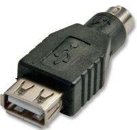 LINDY Adapter USB-Maus an PS/2-Port  USB A F am MD6 M (70000)