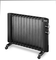 De Longhi HMP 1500 - Radiator - Wall,Floor - Black - Rotary - 1500 W - 750 W