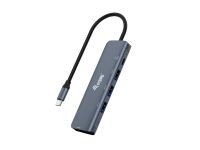 Equip Dock USB-C->HDMI,3xUSB3.0,100WPD       4K30Hz 0.25m gr (133487)