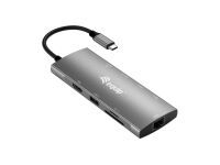 Equip Dock USB-C->HDMI,Gigabit LAN,USB3.0,100WPD,SD/TF 0,25m (133490)