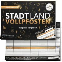 D & R Denkriesen GmbH STADT LAND VOLLPFOSTEN® - SILVESTER EDITION - Bleigießen war gestern. - A5