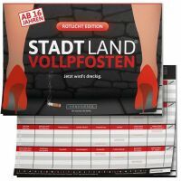  STADT LAND VOLLPFOSTEN - ROTLICHT EDITION (DinA4-Format)