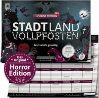  STADT LAND VOLLPFOSTEN® - HORROR EDITION - Jetzt wirds gruselig. - A4