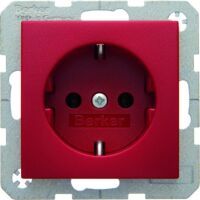 Berker 47431912 Steckdose Schuko - Type F - Red - Thermoplastic - IP20 - 250 V - 16 A