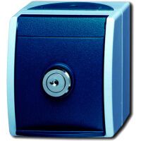 BUSCH JAEGER 2083-0-0823 - CEE 7/3 - 2P+E - Blue - White - IP44 - 250 V - 16 A