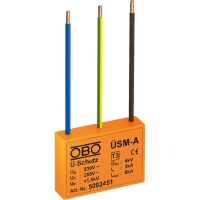 OBO ÜSM-A - 230 V - 16 A - 6000 A - 1500 V - Orange - 0.000025 ms