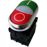 Eaton M22-DDL-GR-X1/X0/K11/230-W - Button - Multicolor - Plastic - IP66