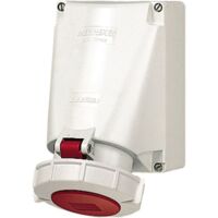 Mennekes 136A - 5P - 6 h - Black,Red,White - IP67 - 400 V - 63 A