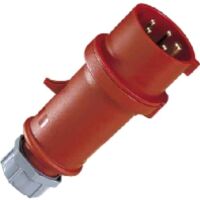 Mennekes 3322 - Straight - 400 V - Red - IP44 - 1 pc(s)