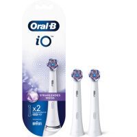 Oral-B iO Strahlendes Weiss Aufsteckbürsten für elektrische Zahnbürste, 2 Stück