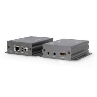 Nedis HDMI ™ Extender / Über CAT6 / Up to 50.0 m / 4K@30Hz / 10.2 Gbps / IR-Rücksendefunktion / Metall / Anthrazit