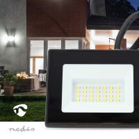 Nedis LED-Flutlicht / 4000 K / Nennlichtstrom: 1620 lm / IP65 / 1.00 m / Energieklasse: F / 220 - 240 V AC 50/60 Hz / 20 W