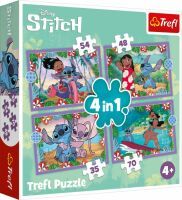 Disney Lilo & Stitch 4in1 Puzzle 35/48/54/7 Teile