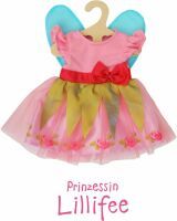 Heless Puppenkleid ''Prinzessin Lillifee'' mit pinker Schleife, Gr. 28-35 cm