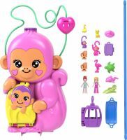 Mattel Polly Pocket Affenmama und Baby