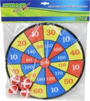 VEDES Großhandel GmbH - Ware Outdoor active Dartscheibe Klett mit 4 Bällen, # 35 cm