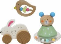 SpielMaus Holz Activity Spiel- und Geschenkset, 3 Teile