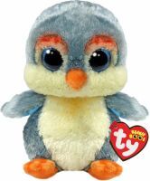 Ty BEANIE BOOS FISHER PENGUIN GREY 15 CM