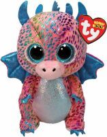 Ty BEANIE BOOS FLINT PURPLE DRAGON 15 CM