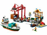 LEGO® City 60422 Hafen mit Frachtschiff