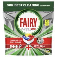 Fairy Platinum Plus All In One Spülmaschinentabs, Zitrone, 30 Tabs Anti-Dull