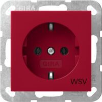 Gira SCHUKO WSV SYSTEM 55 ROT (4188108 SYSTEM 55)