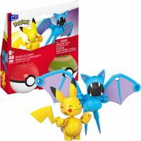 Mattel MEGA Pokémon POKÉ BALL COLL. (COLL. OF 3) - PIKACHU AND ZUBAT (OS)